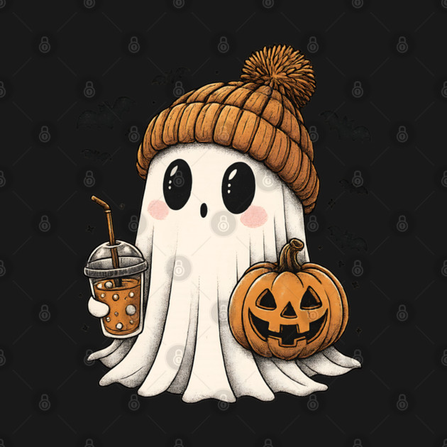 Cute Ghost Halloween by UrbanLifeApparel