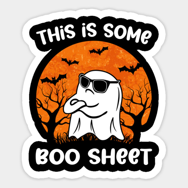 This is Some Boo Sheet Funny Halloween Ghost Magnet by UrbanLifeApparel