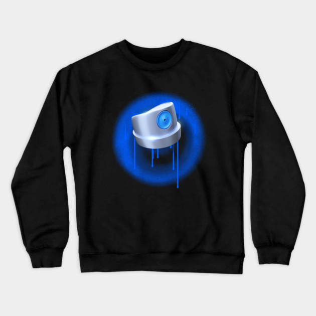 Fat Cap - Blue Crewneck Sweatshirt by S. Segelson 