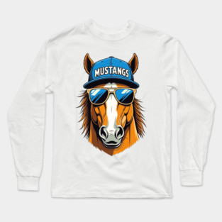 Mustangs Sports Team Long Sleeve T-Shirt