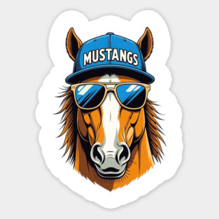 Mustangs Sports Team Magnet