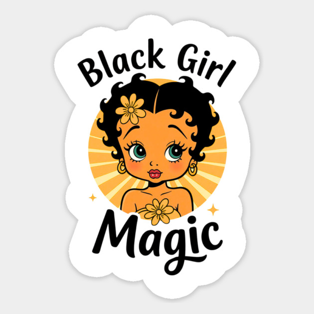 Black Girl Magic Magnet by UrbanLifeApparel