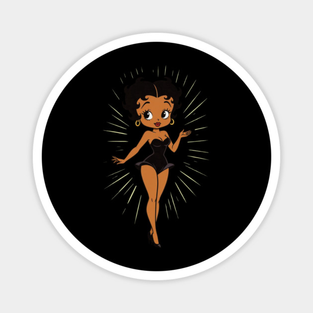 Betty Boop Black Girl Magic Magnet by UrbanLifeApparel