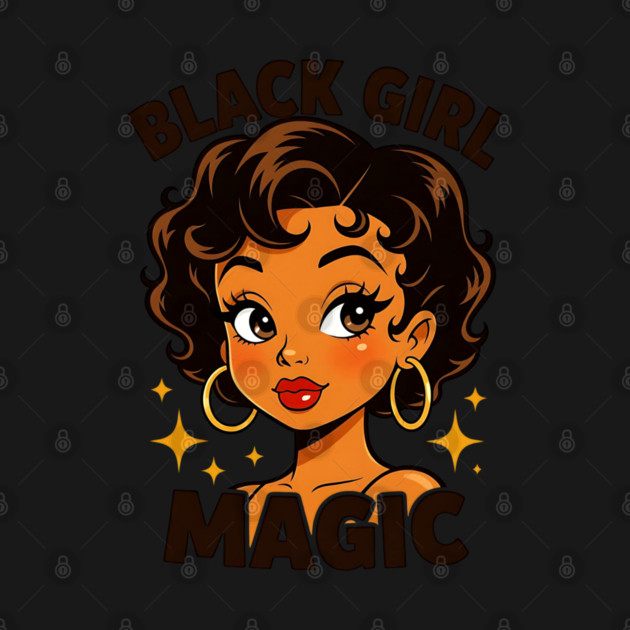 Cute Black Girl Magic by UrbanLifeApparel