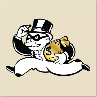 Hustle Monopoly Man Posters and Art