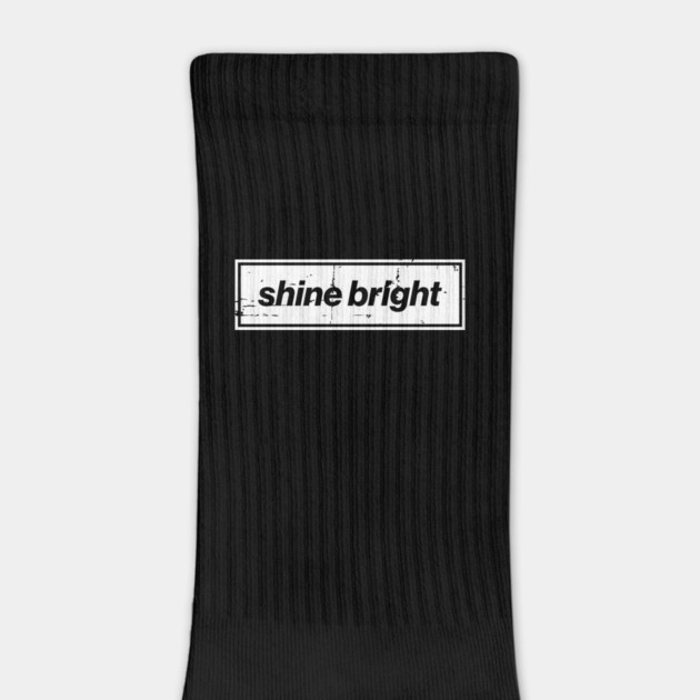 Shine Bright Oasis Distressed Typography – Bold Positive Message Design by Butter Creative