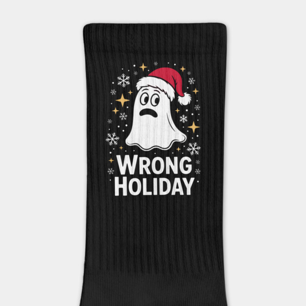 Wrong Holiday Funny Ghost by Nabil Oussama Brik