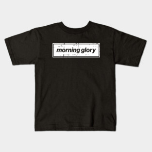 Morning Glory - The Mancunian Oasis Indie Anthem White Kids T-Shirt