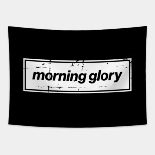 Morning Glory - The Mancunian Oasis Indie Anthem White Tapestry