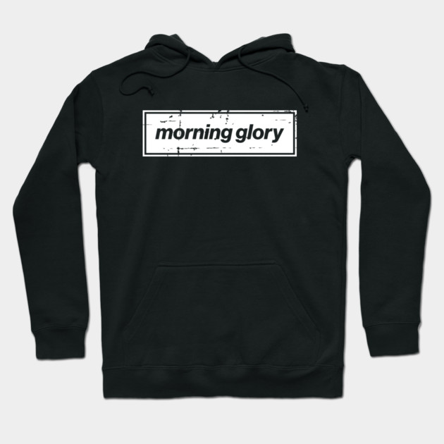 Morning Glory - The Mancunian Oasis Indie Anthem White Hoodie by Butter Creative