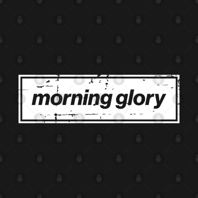Morning Glory - The Mancunian Oasis Indie Anthem White by Butter Creative