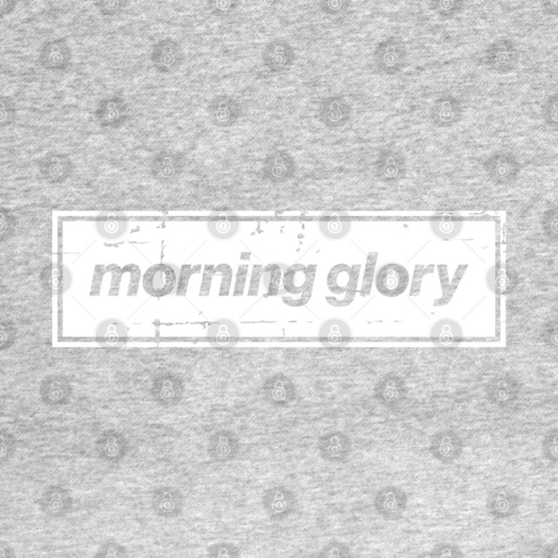 Morning Glory - The Mancunian Oasis Indie Anthem White by Butter Creative