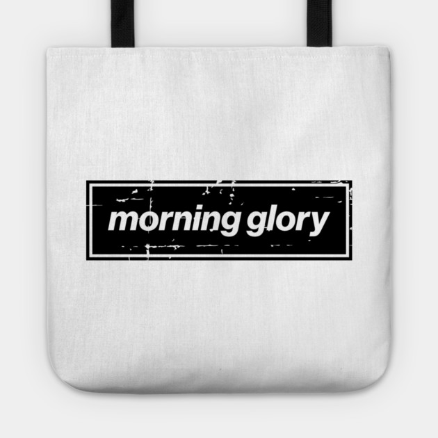 Morning Glory - The Mancunian Oasis Indie Anthem Black Tote by Butter Creative