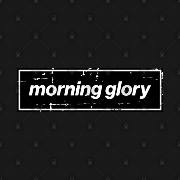 Morning Glory - The Mancunian Oasis Indie Anthem Black by Butter Creative