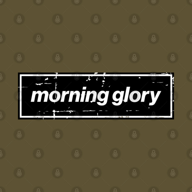 Morning Glory - The Mancunian Oasis Indie Anthem Black by Butter Creative