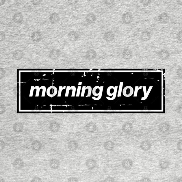 Morning Glory - The Mancunian Oasis Indie Anthem Black by Butter Creative