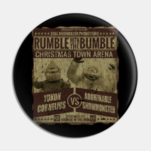 Yukon Cornelius vs Abominable Snow Monster Pin