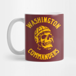 Commanders Skull Mug