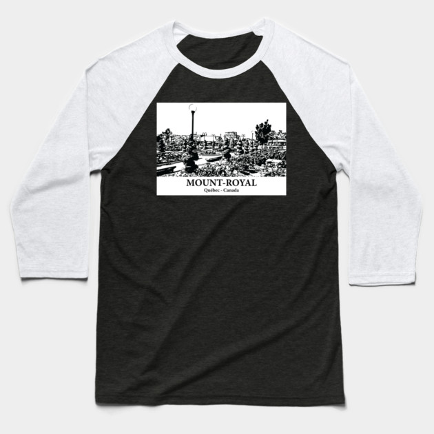 Mount Royal - Québec Baseball T-Shirt by Lakeric