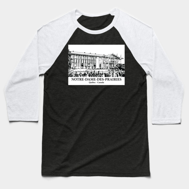 Notre-Dame-des-Prairies - Québec Baseball T-Shirt by Lakeric