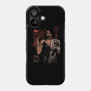 Rhea Ripley Bloody Skull Phone Case