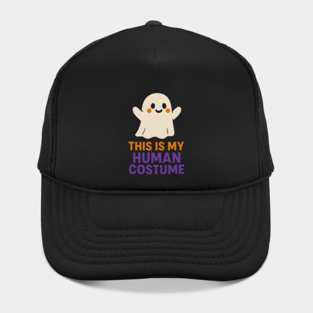 This Is My Human Costume Funny Ghost Halloween Graphic by MakerMind8.2