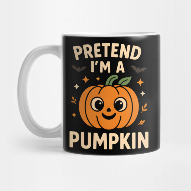 Pretend I’m a Pumpkin Funny Halloween Costume Graphic by MakerMind8.2