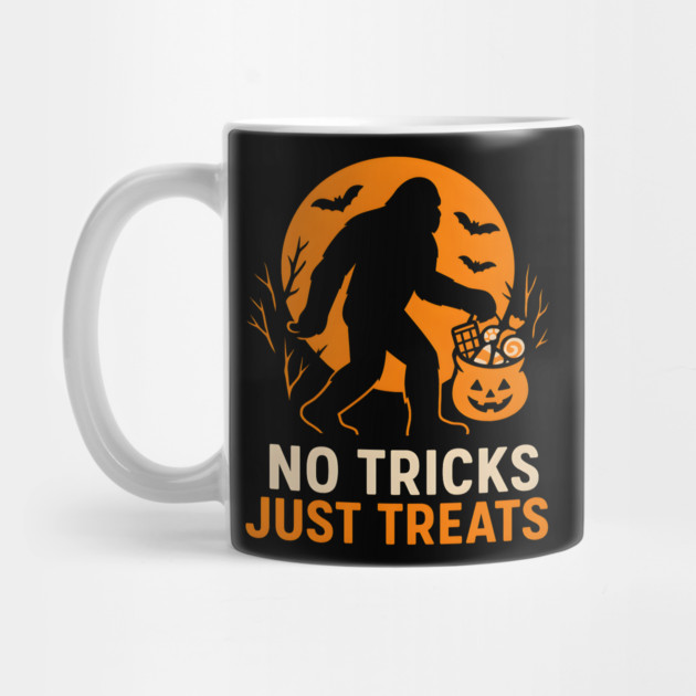 No Tricks Just Treats Bigfoot Halloween Costume Graphic by MakerMind8.2