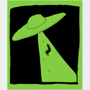 Alien Abduction Posters and Art