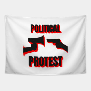 political protest Tapestry