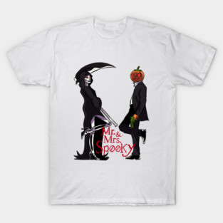 Halloween T-shirt Mr & Mrs Spooky T-Shirt