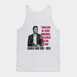 Charlie Kirk Tank Top