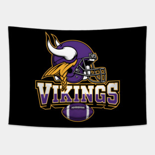 Minnesota Vikings Football Tapestry