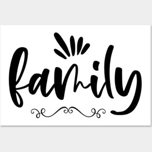 Family Is Everything, Team Family, Typography Posters and Art
