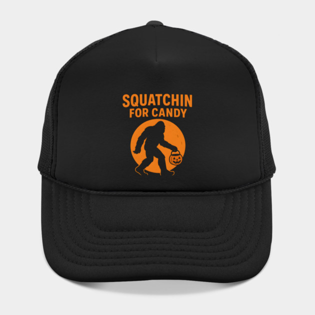 Squatchin for Candy Funny Bigfoot Halloween Artwork by MakerMind8.2