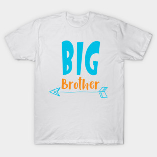 Big Brother, Older Brother, Arrow, Sibling, Typography T-Shirt