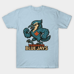 Blue Jays Retro Comic book Style Logo T-Shirt