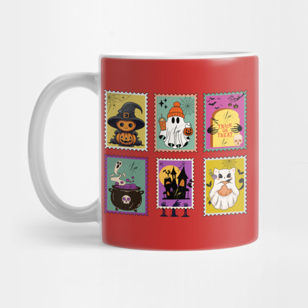 Funny Halloween Stamps Icons by The WYLD Tribe