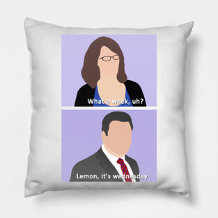 lemon its wednesday Pillow