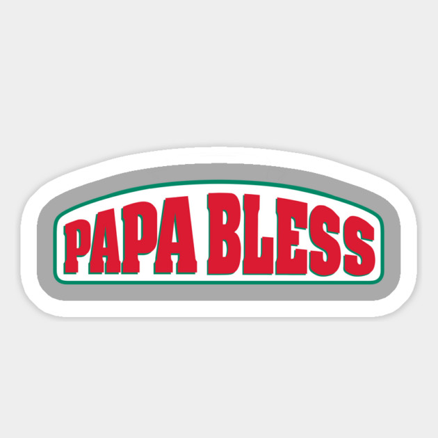Papa Bless Magnet by dumbshirts