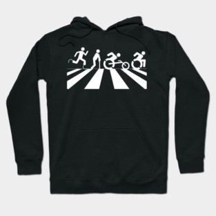 Adaptive Athlete Abbey Road Zebra Crossing Hoodie