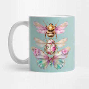 Whimsical Insect Trio Mug