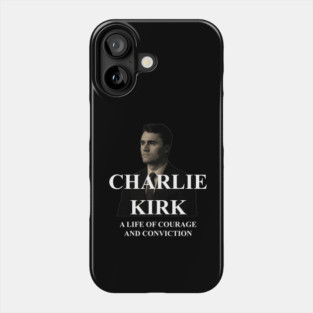 Charlie Kirk tribute 1 FRONT DESIGN Phone Case