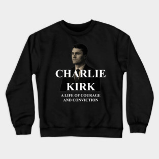 Charlie Kirk tribute 1 FRONT DESIGN Crewneck Sweatshirt