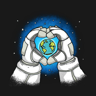 Astronaut Loves Earth T-Shirt