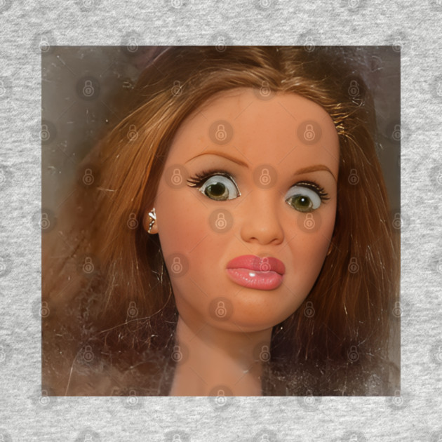 Funny Doll face Meme Long Sleeve T-Shirt