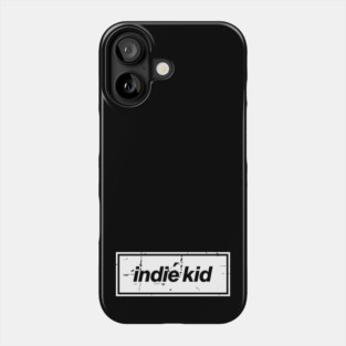 Indie Kid Oasis Distressed Typography – Bold Positive Message Design White Phone Case