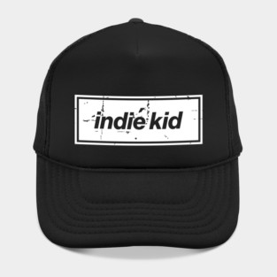 Indie Kid Oasis Distressed Typography – Bold Positive Message Design White Hat