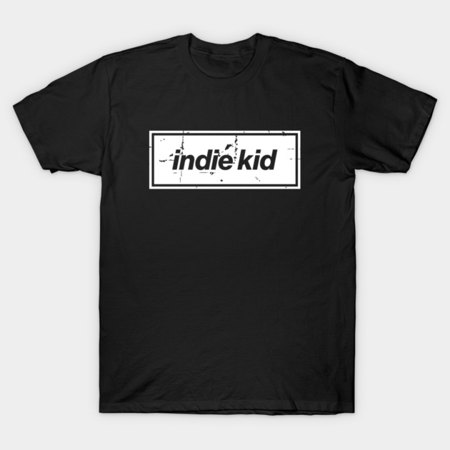 Indie Kid Oasis Distressed Typography – Bold Positive Message Design White T-Shirt by Butter Creative