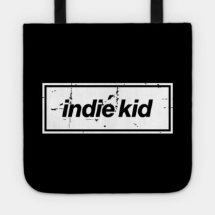 Indie Kid Oasis Distressed Typography – Bold Positive Message Design White Tote